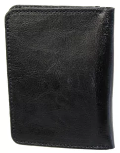 Etui Na Karty Dokumenty PolskaGalanteria Duże CZARNY Skóra Naturalna Pionowe z Miejscem Na Bilon MOTYW STATEK 12 x 9 [cm] - Etui na dokumenty i karty - miniaturka - grafika 4