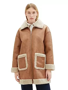 TOM TAILOR Płaszcz damski, 32171 - Blush Mahogany, XL - Płaszcze damskie - miniaturka - grafika 1