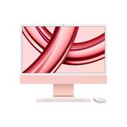 Zestawy komputerowe - Apple iMac 24" 4,5K Retina M3 8-core CPU + 8-core GPU / 24GB / 512GB SSD / Różowy (Pink) - miniaturka - grafika 1