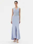 Sukienki - Rinascimento Sukienka wieczorowa CFC0123081003 Błękitny Regular Fit - miniaturka - grafika 1