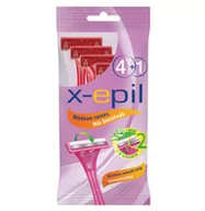 Kosmetyki erotyczne - X-Epil - jednorazowa maszynka do golenia dla kobiet 2 ostrza (5szt.) - miniaturka - grafika 1