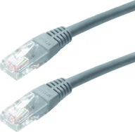 Kable miedziane - Panduit 1m, kabel sieciowy Cat 6 FTP szary Cat6a - miniaturka - grafika 1