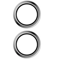 Pozostałe akcesoria do telefonów - Szkło hartowane na obiektyw HAMMER GLASS Lens Protector do Apple iPhone 16/16 Plus Srebrny - miniaturka - grafika 1