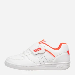 Buty sportowe chłopięce na rzepy Fila C. Court Velcro Kids FFK0120-13197 33 Białe (8719477749740) - Buty dla chłopców - miniaturka - grafika 1