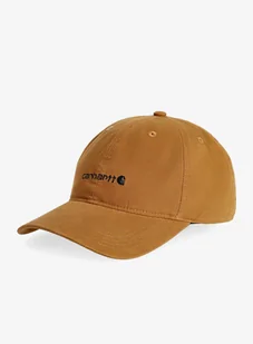 Czapka z daszkiem damska Carhartt Canvas Embroidered Graphic Cap - carhartt brown - Czapki damskie - miniaturka - grafika 1
