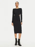 Sukienki - Patrizia Pepe Sukienka koktajlowa 8A1454/JZ26-K103 Czarny Slim Fit - miniaturka - grafika 1