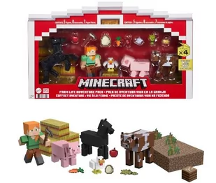 Minecraft Farm Life Adventure Pack, Figurki Farma, Mattel - Figurki dla dzieci - miniaturka - grafika 1