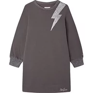 Sukienki - Pepe Jeans Eritha Sukienka, Dziewczyny i dziewczęta, Szary (Modern Grey), 8 lat - miniaturka - grafika 1