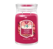 Świece - Yankee Candle Signature Apres Ski duża świeca zapachowa Santa on Skis 567 g - miniaturka - grafika 1