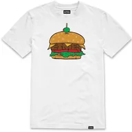 Koszulki męskie - t-shirt ETNIES ETNIES BURGER TEE WHITE - miniaturka - grafika 1