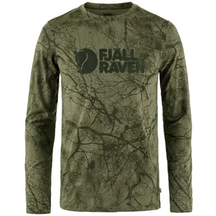 Koszulka męska Fjällräven Värmland Wool LS M Rozmiar: XL / Kolor: zielony - Koszulki sportowe męskie - miniaturka - grafika 1