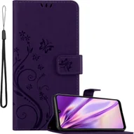 Etui i futerały do telefonów - Cadorabo pokrowiec na Samsung Galaxy A32 4G fioletowy pokrowiec ochronny pokrowiec na telefon komórkowy etui w kwiaty etui w kwiaty - miniaturka - grafika 1