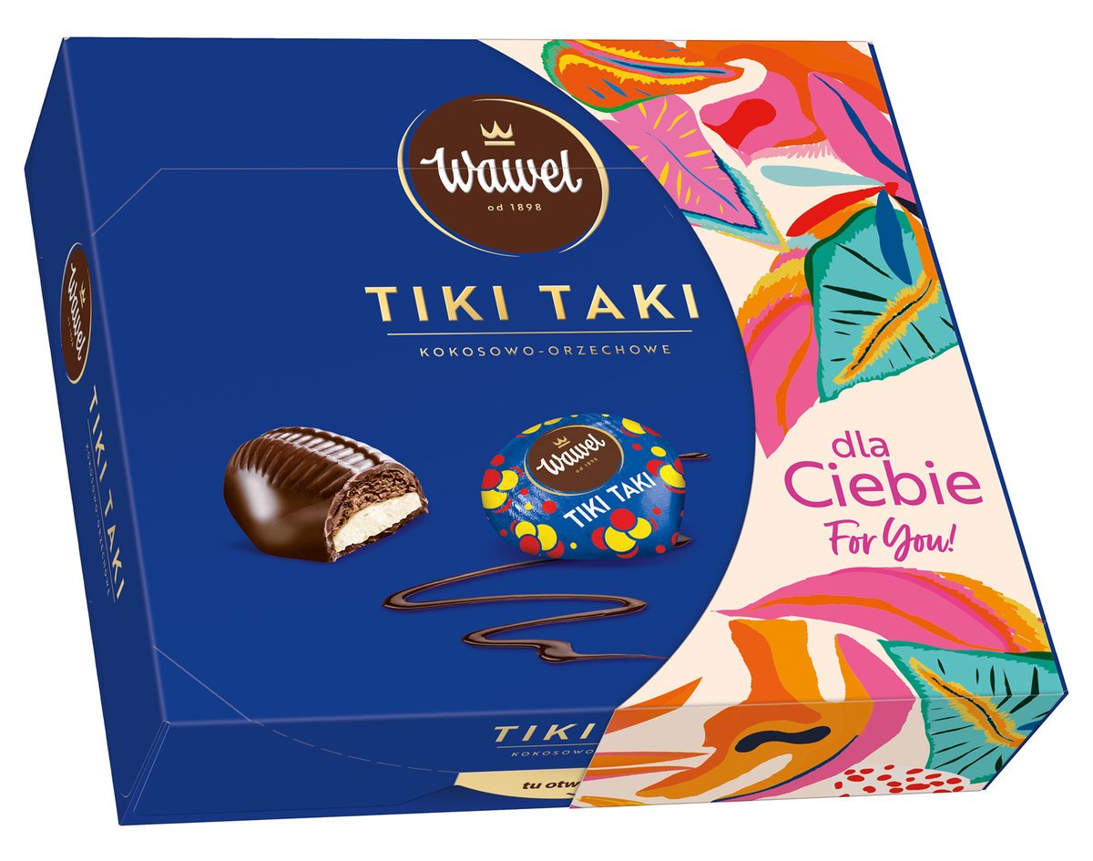 Bombonierka Czekoladki nadziewane Tiki Taki Wawel 330g Oferta okazjonalna