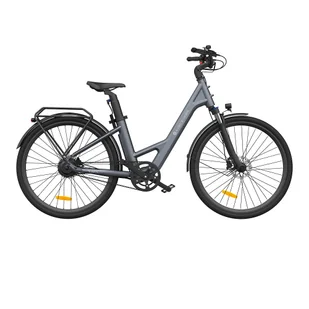 Rower elektryczny ADO Air 28 Pro - Moc 250W Baterią 36V9.6Ah Zasięg 100KM Hamulec tarczowy hydrauliczny - Szary - Rowery elektryczne - miniaturka - grafika 1