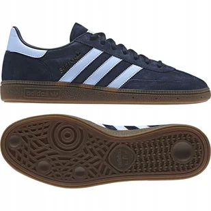 Buty męskie sportowe adidas Handball Spezial BD7633 skórzane granatowe 44 - Buty sportowe męskie - miniaturka - grafika 1
