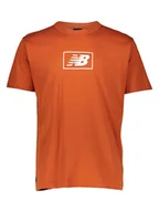 Koszulki męskie - New Balance Koszulka "Essentials" w kolorze pomarańczowym - miniaturka - grafika 1