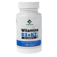 Witaminy i minerały - MEDFUTURE Witamina D3+K2 MK-7 - 120 tabletek - miniaturka - grafika 1