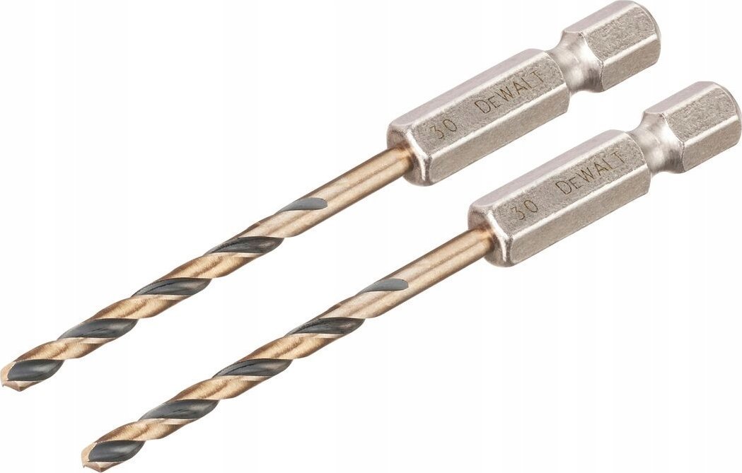 DeWalt Wiertło wiertło 3.0mm black and gold hex x2