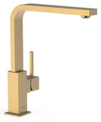 Baterie kuchenne - Bateria TRES jednouchwytowa kuchenna 24-K Matowe Złoto 030496OM - miniaturka - grafika 1