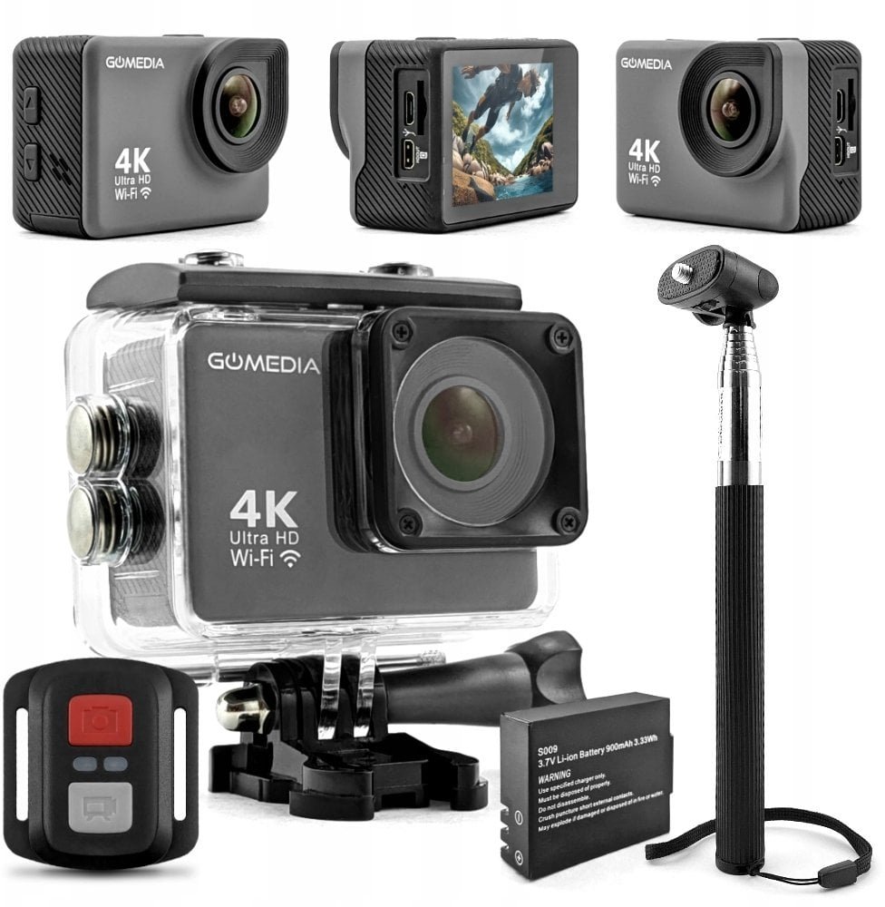 GOMEDIA 4K UHD 30FPS Akcesoria WiFi