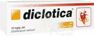 Diclotica 10 mg/g żel 100 g - Żele i maści lecznicze - miniaturka - grafika 1