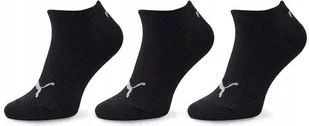 3 PARY PUMA STOPKI CZARNE 3 PACK SKARPETKI ROZMIAR 39-42 - Skarpetki damskie - miniaturka - grafika 1