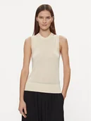 Swetry damskie - Tommy Hilfiger Sweter Md Lyocell Silk Blend Vest WW0WW40980 Żółty Regular Fit - miniaturka - grafika 1
