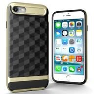 Etui i futerały do telefonów - Etui na telefon komórkowy Apple iPhone 8 Backcover Case - Cover 3D Prisma Design Gold - miniaturka - grafika 1