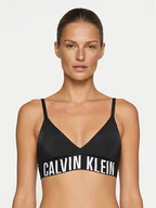 Stroje kąpielowe - Calvin Klein Swimwear Góra od bikini LV00Q61163 Czarny - miniaturka - grafika 1