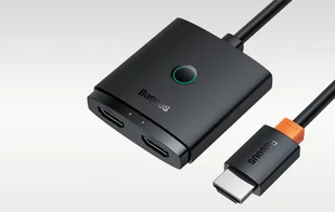 Adapter HDMI Baseus 2w1 z kablem 1m (czarny) - Adaptery i przejściówki - miniaturka - grafika 12