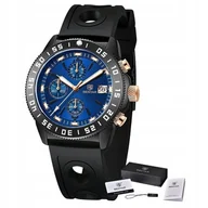 Akcesoria do zegarków - ZEGAREK BENYAR MĘSKI ELEGANCKI CHRONOGRAF +PUDEŁKO - miniaturka - grafika 1