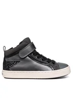 Buty dla dziewczynek - Geox Sneakersy J Kalispera Girl J944GM 0AJGN C0062 D Szary - miniaturka - grafika 1