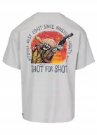 Koszulki męskie - Koszulka męska T-Shirt oversize Pitbull Shot For Shot Loose Fit XL - miniaturka - grafika 1