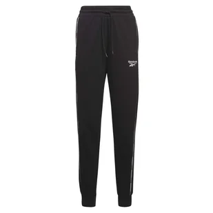 Damskie Spodnie REEBOK PIPING PACK JOGGER HB4030 – Czarny - Spodnie sportowe damskie - miniaturka - grafika 1
