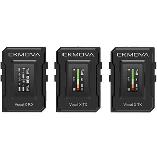 CKMOVA CKMOVA Vocal X V2 - bezprzewodowy mikrofon na kamerę - Kamery cyfrowe - akcesoria - miniaturka - grafika 1