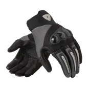 Rękawice motocyklowe - Rękawice Motocyklowe REV'IT! Speedart Air Czarny/SzaryXXXL - miniaturka - grafika 1