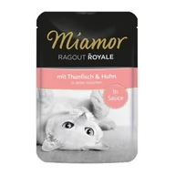 Mokra karma dla kotów - Miamor Ragout Royale w sosie Tuńczyk i kurczak: 88x100 g - miniaturka - grafika 1