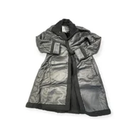 Płaszcze męskie - Skórzany płaszcz męski czarny REAL LEATHER L - miniaturka - grafika 1