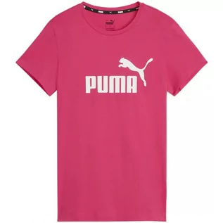 Koszulki i topy damskie - Koszulka damska Puma ESS Logo Tee różowa 586775 49 - grafika 1