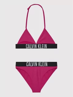 Stroje kąpielowe - Calvin Klein Swimwear Bikini KY0KY00009 Różowy - grafika 1