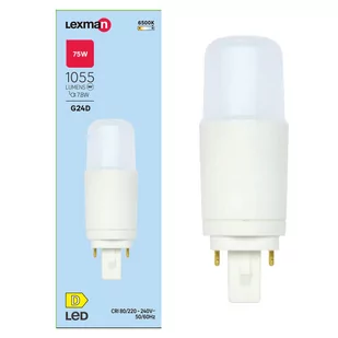 Żarówka LED G24D3 7,8 W 1055 lm Zimna biel Lexman - Akcesoria i części do maszyn do szycia - miniaturka - grafika 1