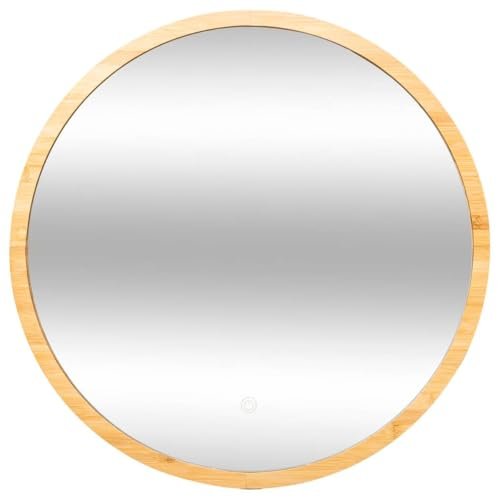 Lustro ścienne LED Bamboo okrągłe DIAMETR 57CM