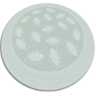 Dywany - Dywan okrągły winylowy do domu okrągła robaki fi60 cm - miniaturka - grafika 1