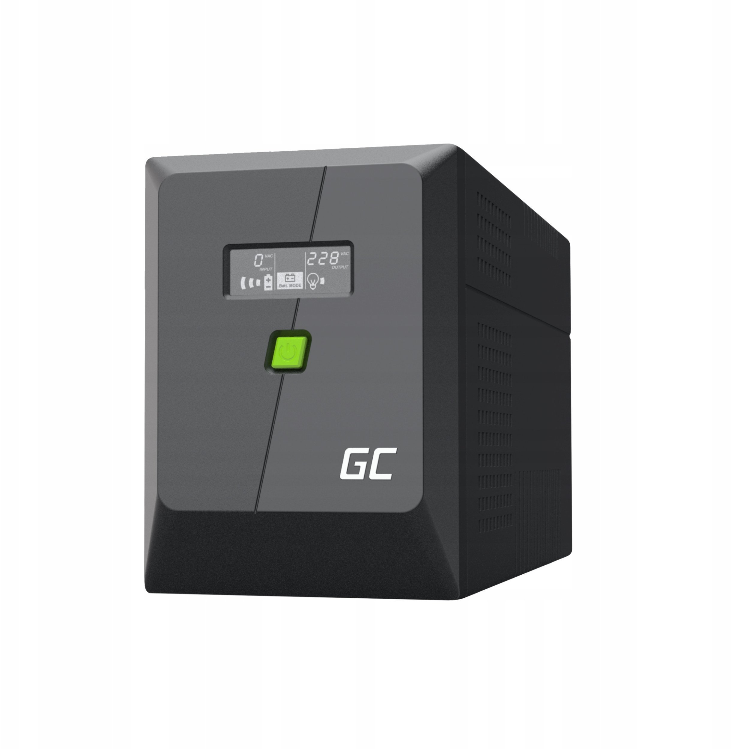 Green Cell Zasilacz awaryjny UPS 2000VA 1400W PowerProof z LCD