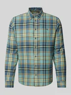 Koszule męskie - Koszula casualowa z kołnierzykiem typu button down - miniaturka - grafika 1