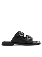 Klapki i japonki damskie - Badura Klapki WFA2590-1Z Czarny - miniaturka - grafika 1