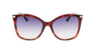 Okulary przeciwsłoneczne - Calvin Klein Damskie okulary przeciwsłoneczne CK22514S, Brown Havana, L - miniaturka - grafika 1