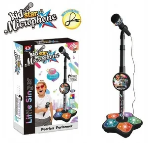 Mikrofon dla dzieci Kid Star Microphone - Mały Gwiazdor na scenie - Czarny - Instrumenty muzyczne dla dzieci - miniaturka - grafika 1