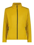 Kurtki damskie - CMP Kurtka polarowa w kolorze żółtym - miniaturka - grafika 1