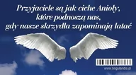 Dewocjonalia - Magnes 12 na lodówkę Przyjaciele są jak ciche - miniaturka - grafika 1